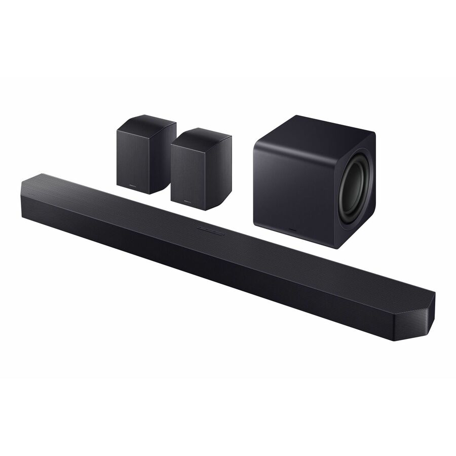 Samsung HW-Q990F 11.1.4 Bluetooth Sound Bar Speaker - 756 W RMS - Bixby, Alexa Supported - Titan Black