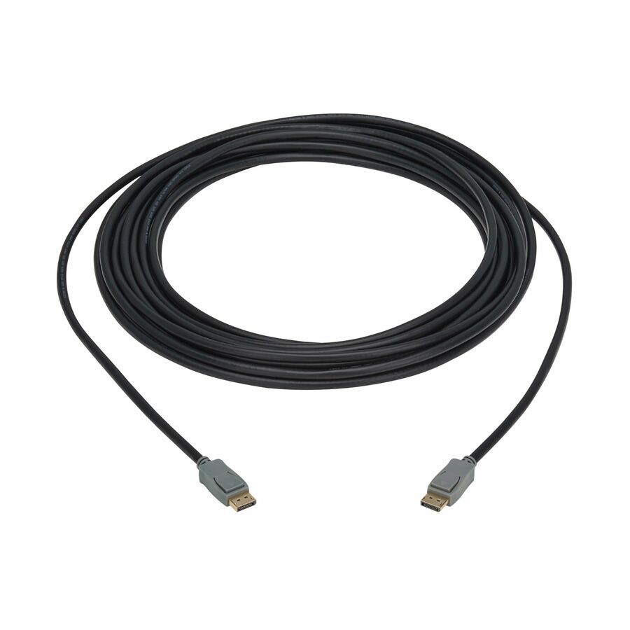 Eaton Tripp Lite Series DisplayPort Cable with Latching Connectors (M/M), 4K 60 Hz, HBR2, 4:4:4, HDCP 2.2, 35 ft. (10.7 m), Black