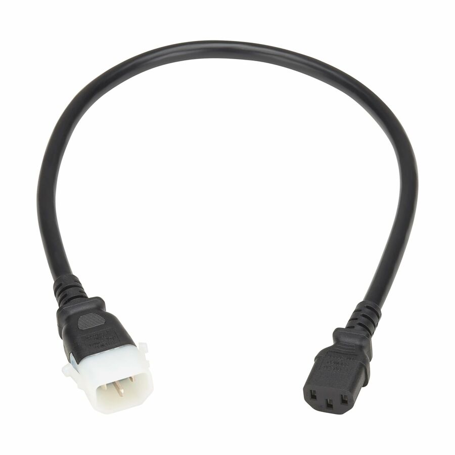 Eaton Tripp Lite Series PDU Power Cord, C13 to P-Lock C14 - Heavy-Duty, 15A, 250V, 14 AWG, 2 ft. (0.6 m), Black