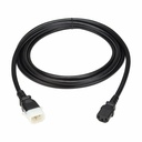 Eaton Tripp Lite Series PDU Power Cord, C13 to P-Lock C14 - Heavy-Duty, 15A, 250V, 14 AWG, 6 ft. (1.8 m), Black