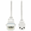 Eaton Tripp Lite Series PDU Power Cords, C13 to P-Lock C14 - Heavy-Duty, 15A, 250V, 14 AWG, 3 ft. (0.9 m), White, 6 Pack