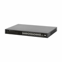Eaton Tripp Lite Series 24-Port Managed Gigabit Ethernet Switch with PoE+ - Layer 2, 1 Gbps, 2x GbE SFP Ports, 370W PoE, 1U Rack/Desktop