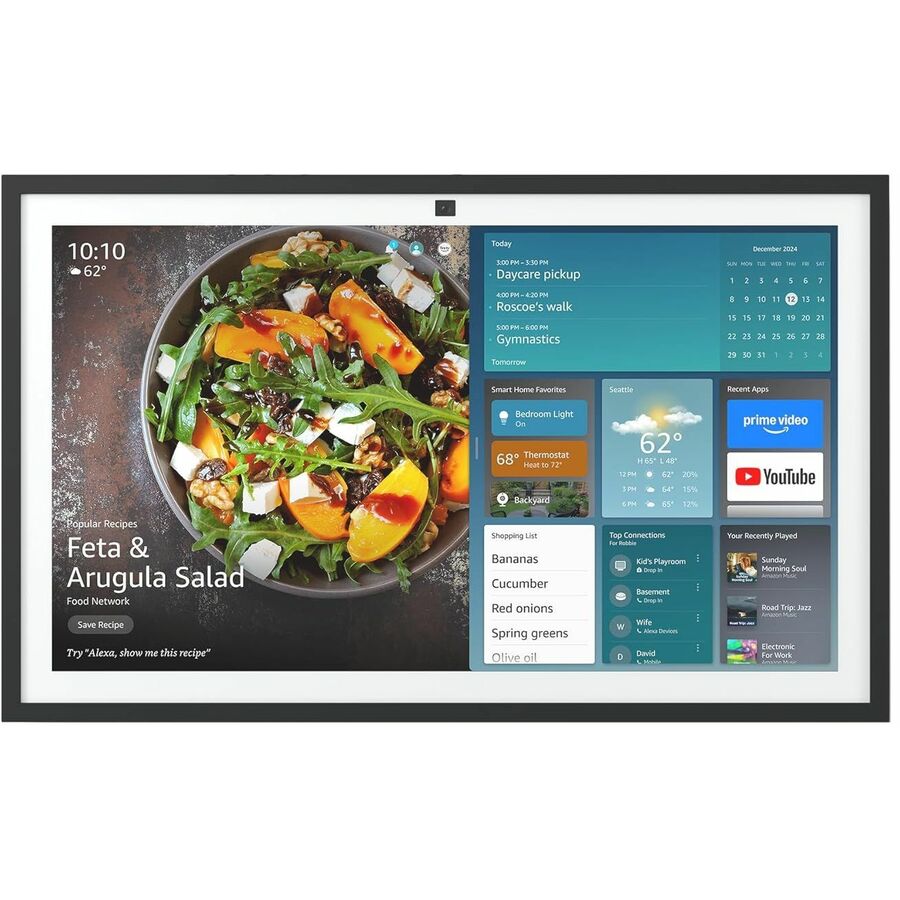 Amazon Echo Show 21 Smart Home Assistant - Alexa - IEEE 802.11a/b/g/n/ac - ZigBee - Bluetooth - USB