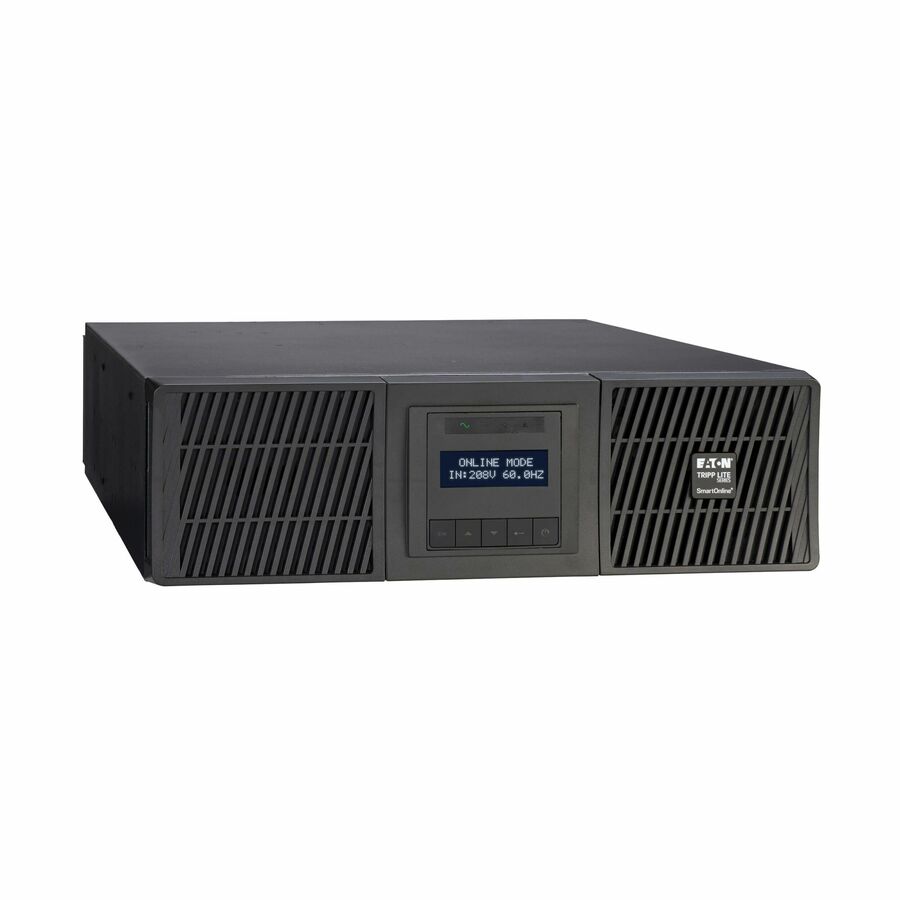 Eaton Tripp Lite Series SmartOnline 6000VA 5400W 208V Online Double-Conversion UPS - 2 L6-20R and 2 L6-30R Outlets, L6-30P Input, Network Card Included, Extended Run, 3U Rack/Tower, TAA