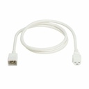 Eaton Tripp Lite Series Power Cord, C20 to C21 - Heavy-Duty, 20A, 250V, 12 AWG, 5 ft. (1.5 m), White