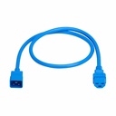 Eaton Tripp Lite Series Power Cord, C20 to C21 - Heavy-Duty, 20A, 250V, 12 AWG, 3 ft. (0.9 m), Blue