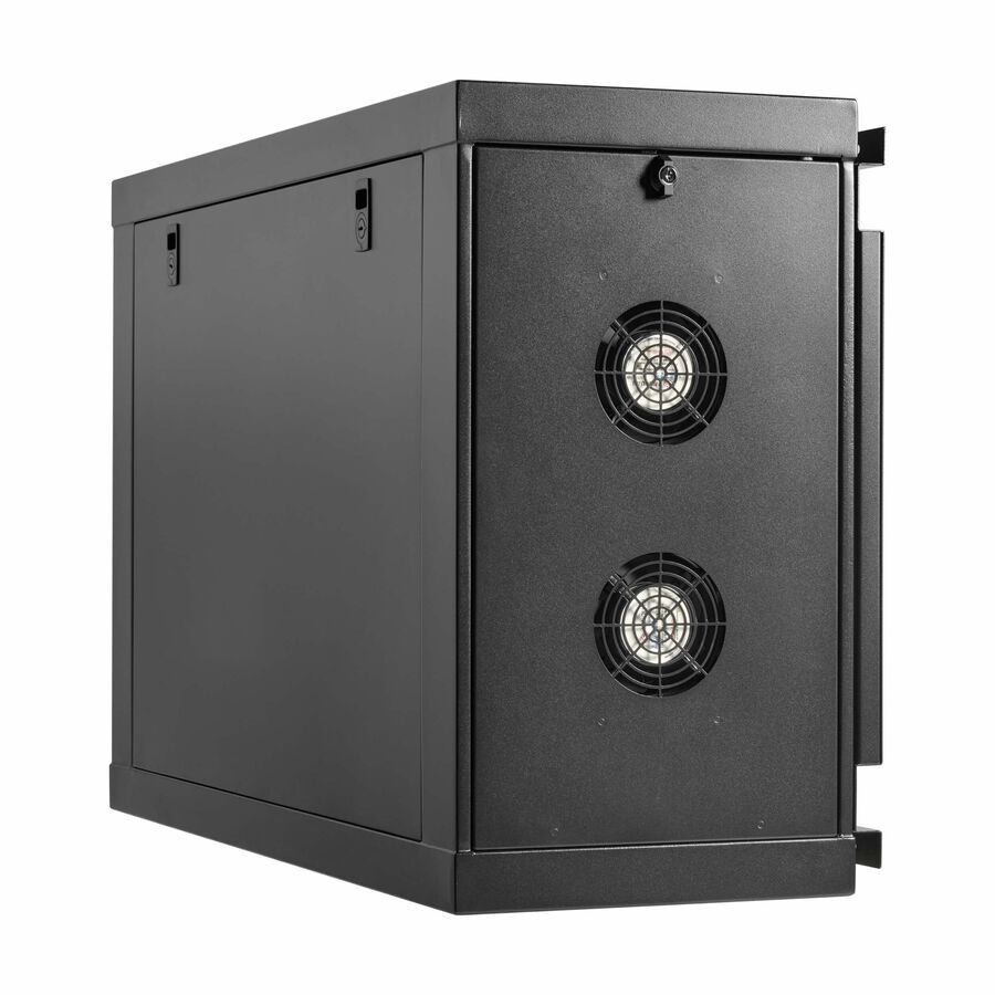 Eaton Tripp Lite Series SmartRack 6U Low-Profile Side-Mount Wall-Mount Mini Rack Enclosure, Black