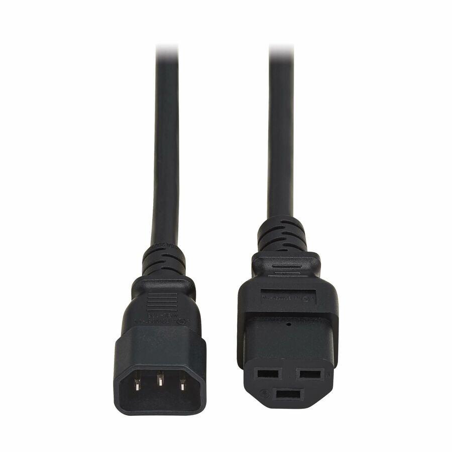 Eaton Tripp Lite Series Power Cord, C14 to C21 - Heavy-Duty, 15A, 250V, 14 AWG, 3 ft. (0.9 m), Black
