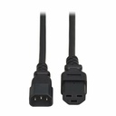Eaton Tripp Lite Series Power Cord, C14 to C21 - Heavy-Duty, 15A, 250V, 14 AWG, 3 ft. (0.9 m), Black