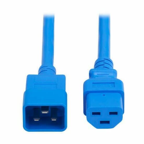 Eaton Tripp Lite Series Power Cord, C20 to C21 - Heavy-Duty, 20A, 250V, 12 AWG, 5 ft. (1.5 m), Blue