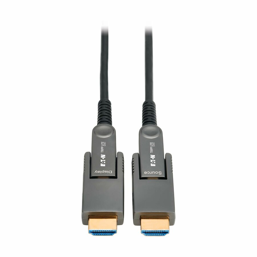 Eaton Tripp Lite Series 8K HDMI Fiber Active Optical Cable (AOC) with Detachable Connectors (M/M) - 8K UHD @ 60 Hz, HDR, HDCP 2.3, Black, 30 m (98 ft.)