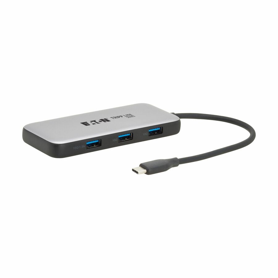 Eaton Tripp Lite Series USB-C Multiport Adapter - 4K 60 Hz HDMI, USB 3.2 Gen 2 Hub Ports, 100W PD Charging, HDR, HDCP 2.2