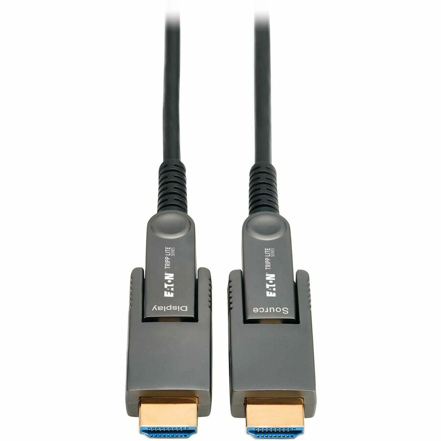 Eaton Tripp Lite Series 8K HDMI Fiber Active Optical Cable (AOC) with Detachable Connectors (M/M) - 8K UHD @ 60 Hz, HDR, HDCP 2.3, Black, 10 m (33 ft.)