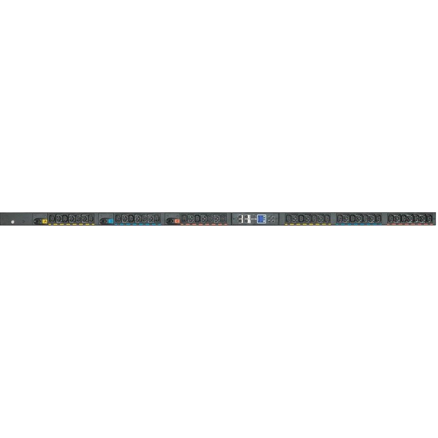 Eaton Universal-Input Metered PDU G4, 208V and 415/240V, 24 Outlets, Input Cable Sold Separately, 0U Vertical