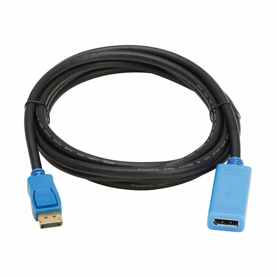 Tripp Lite by Eaton DisplayPort Extension Cable with Active Repeater and Latching Connector (M/F), 8K 60 Hz, HDR, 4:4:4, HDCP 2.2, 9 ft. (2.7 m), TAA