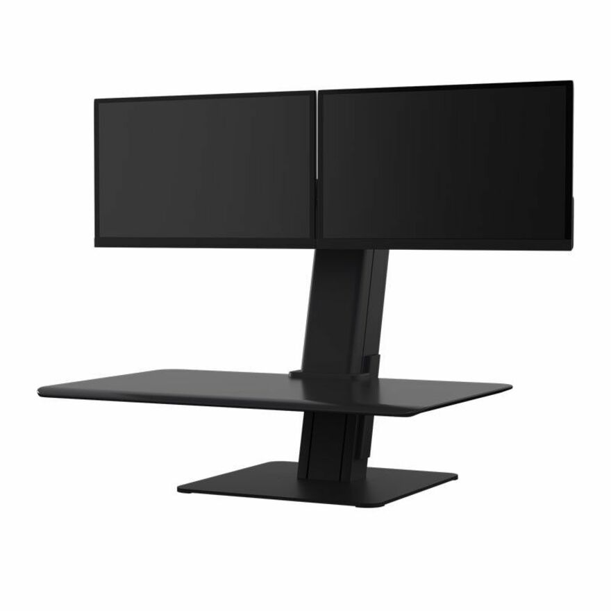 Humanscale QuickStand Eco, Dual Monitor, Black