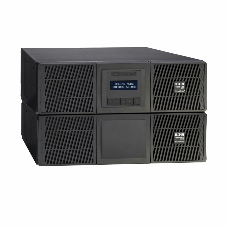 Eaton Tripp Lite Series SmartOnline 5000VA 4500W 120/208V Online Double-Conversion UPS with Stepdown Transformer and Maintenance Bypass - 5-20R/L6-20R/L6-30R Outlets, L6-30P Input, Network Card Included, Extended Run, 6U