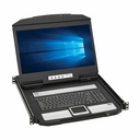 Eaton Tripp Lite Series 1U Rack-Mount Short-Depth HDMI KVM Console with 18.5 in. LCD, TAA