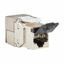 Eaton Tripp Lite Series Cat8 STP Shielded Tool-Free Keystone Jack, 568A/568B, TAA