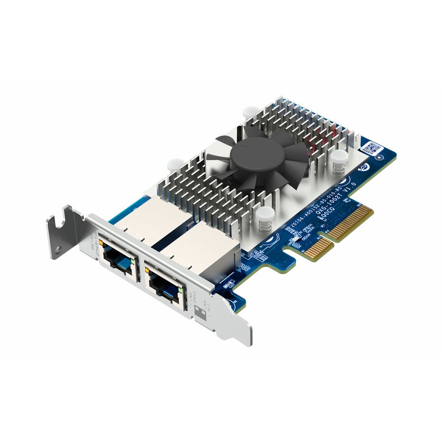 QNAP QXG-10G2T Dual-port, 5-speed 10 GbE (RJ45) Network Expansion Card