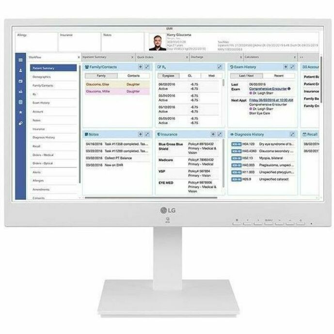 LG 24CR671IK-6P All-in-One Thin Client - Intel Pentium N6005 Quad-core (4 Core) 2 GHz - White