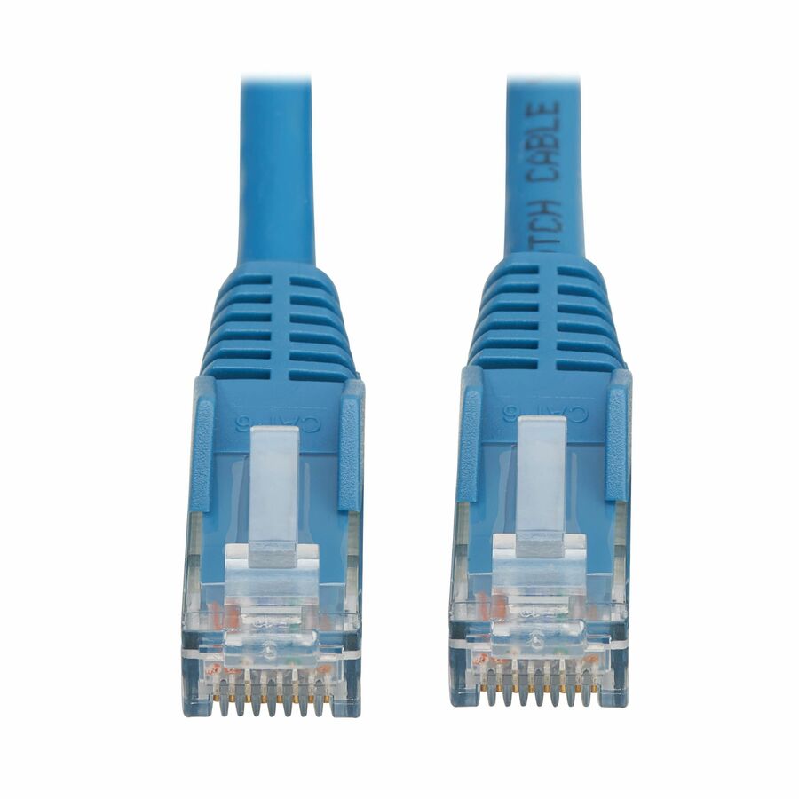 Eaton Tripp Lite Series Cat6 Gigabit Snagless Molded UTP Ethernet Cable (RJ45 M/M), PoE, LSZH, Blue, 1 m (3.3 ft.)