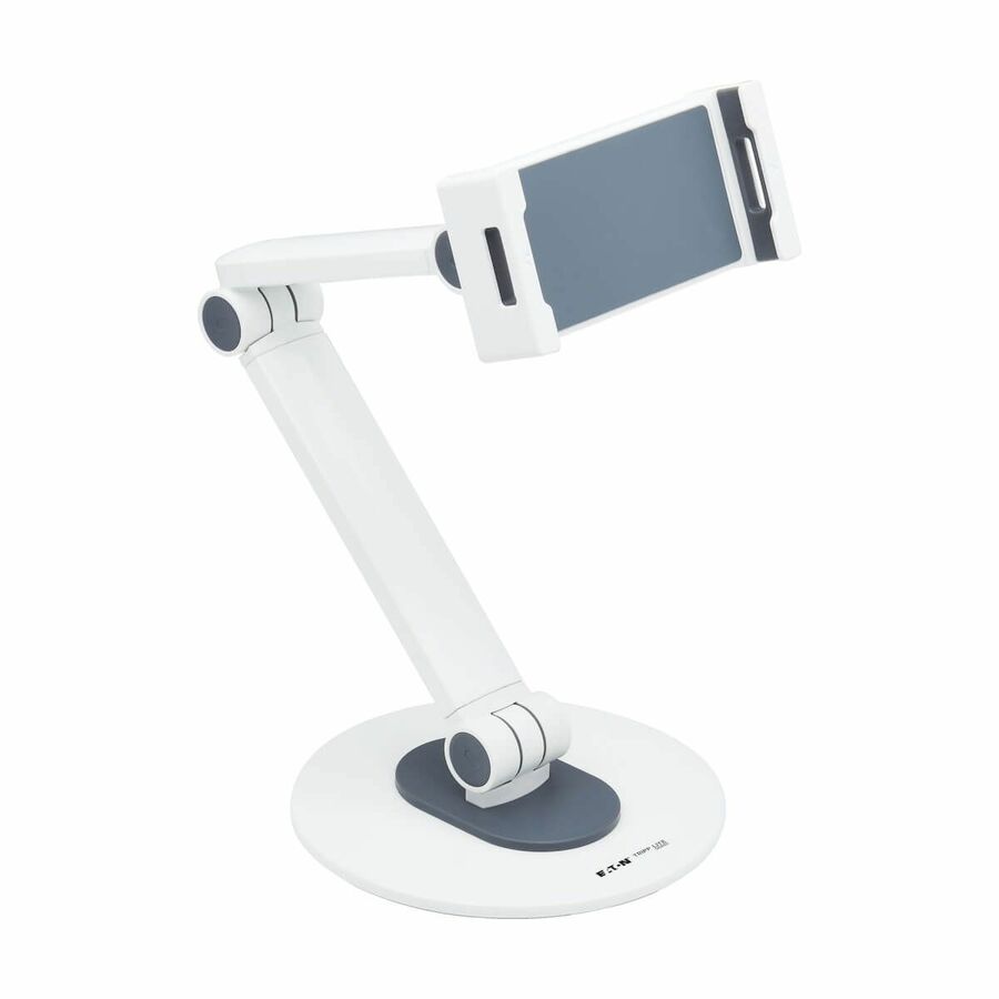 Tripp Lite by Eaton Full-Motion Flexible Long-Arm Desktop Smartphone and Tablet Mount, White