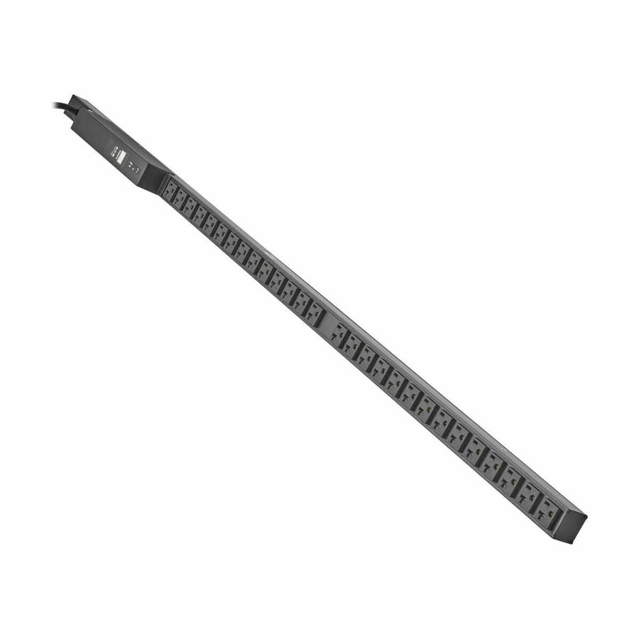 Eaton Tripp Lite Series 1.92kW Single-Phase Local Metered PDU with ISOBAR Surge Protection, 120V, 3840 Joules, 28 NEMA 5-15/20R Outlets, L5-20P Input, 15 ft. Cord, 0U Vertical