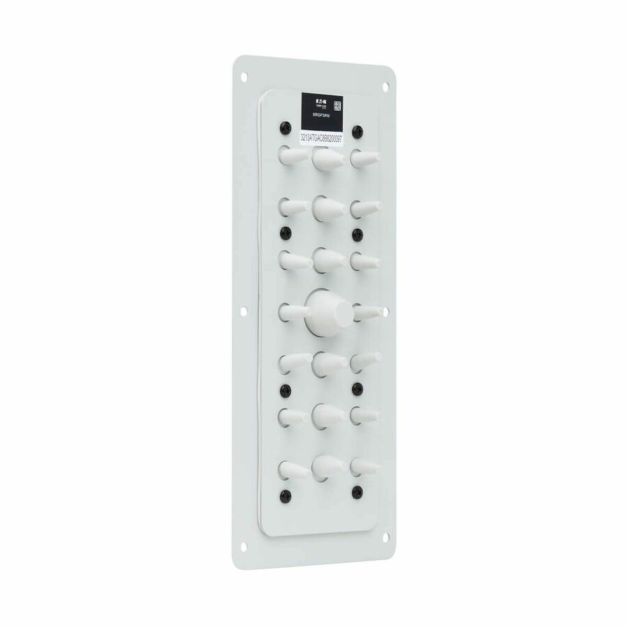Eaton Tripp Lite Series SmartRack Cable Entry Gland Plate for NEMA-Rated Enclosure Cabinets, 21-Port Membrane