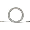 Eaton Tripp Lite Series Cat6a 10G Snagless Shielded Slim STP Ethernet Cable (RJ45 M/M), PoE, White, 25 ft. (7.6 m)