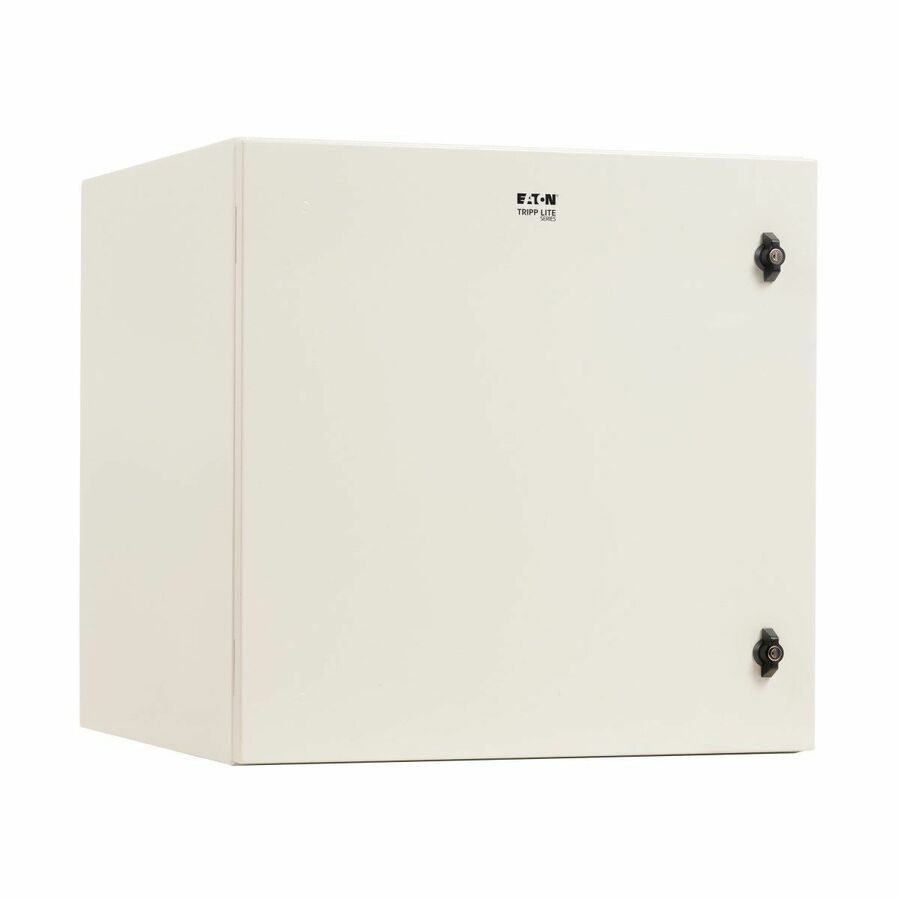 Eaton Tripp Lite Series SmartRack Industrial Enclosure with Lock - NEMA 4, Wall Mount, Metal Construction, 23 in. Depth, 12U, Gray