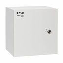 Eaton Tripp Lite Series SmartRack Outdoor Industrial Enclosure with Lock - NEMA 4, Surface Mount, Metal Construction, 12 x 12 x 10 in., Gray