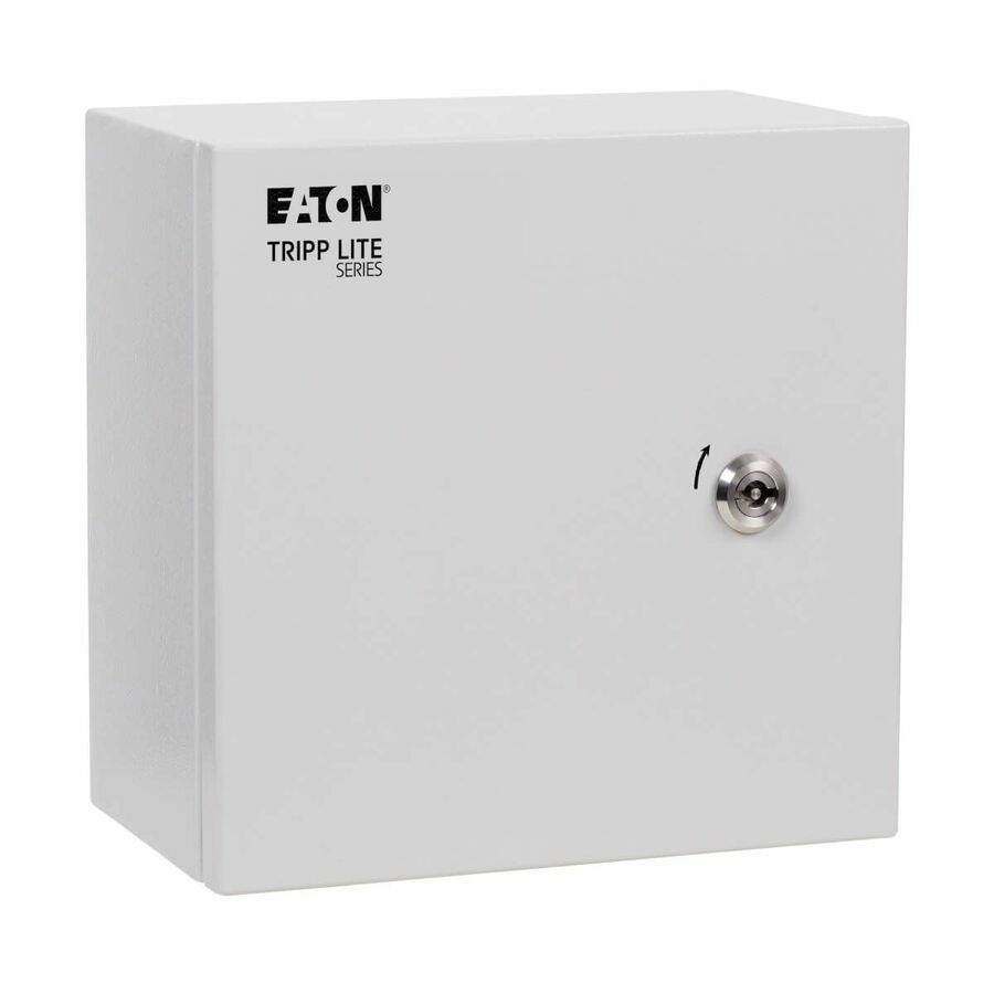 Tripp Lite by Eaton SmartRack Outdoor Industrial Enclosure with Lock - NEMA 4, Surface Mount, Metal Construction, 10 x 10 x 6 in., Gray