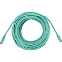 Eaton Tripp Lite Series Cat6a 10G Snagless Molded UTP Ethernet Cable (RJ45 M/M), PoE, Aqua, 100 ft. (30.5 m)