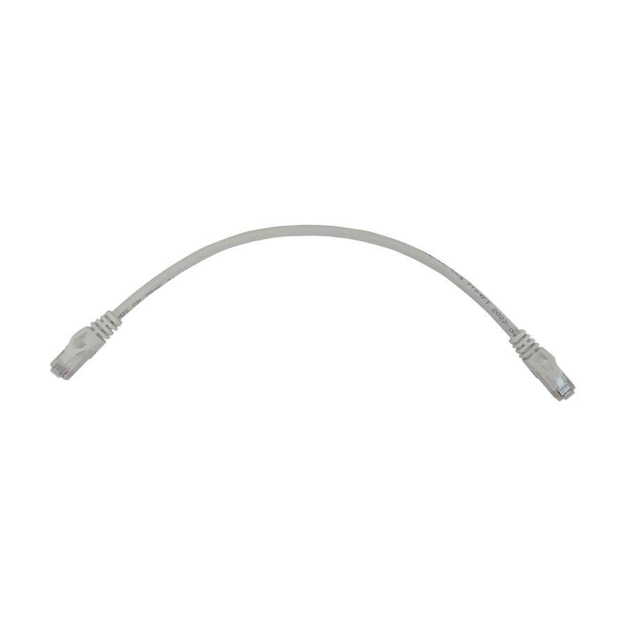 Eaton Tripp Lite Series Cat6a 10G Snagless Molded UTP Ethernet Cable (RJ45 M/M), PoE, White, 1 ft. (0.3 m)