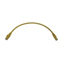 Eaton Tripp Lite Series Cat6a 10G Snagless Molded UTP Ethernet Cable (RJ45 M/M), PoE, Yellow, 1 ft. (0.3 m)