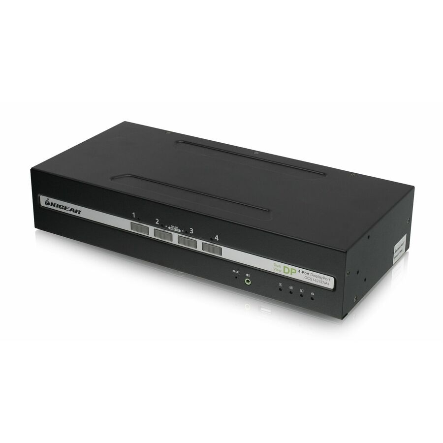 IOGEAR 4-Port Dual View DisplayPort Secure KVM Switch w/Audio