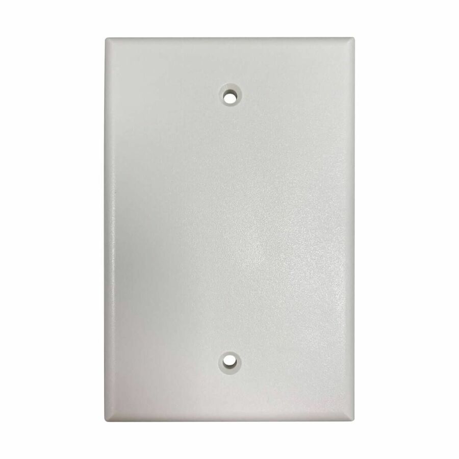 Eaton Tripp Lite Series Safe-IT Blank Wall Plate, Antibacterial, Ivory Matte, TAA