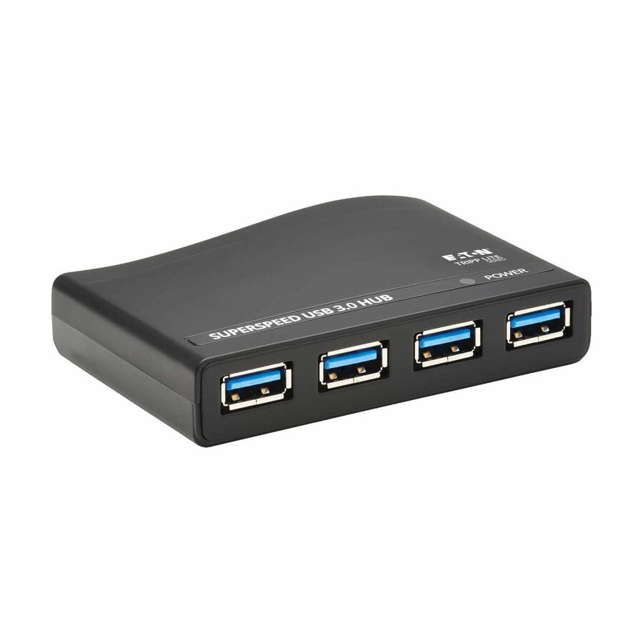 Tripp Lite by Eaton 4-Port USB-A Mini Hub - USB 3.x (5Gbps) International Plug Adapters