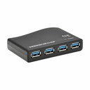 Tripp Lite by Eaton 4-Port USB-A Mini Hub - USB 3.x (5Gbps) International Plug Adapters
