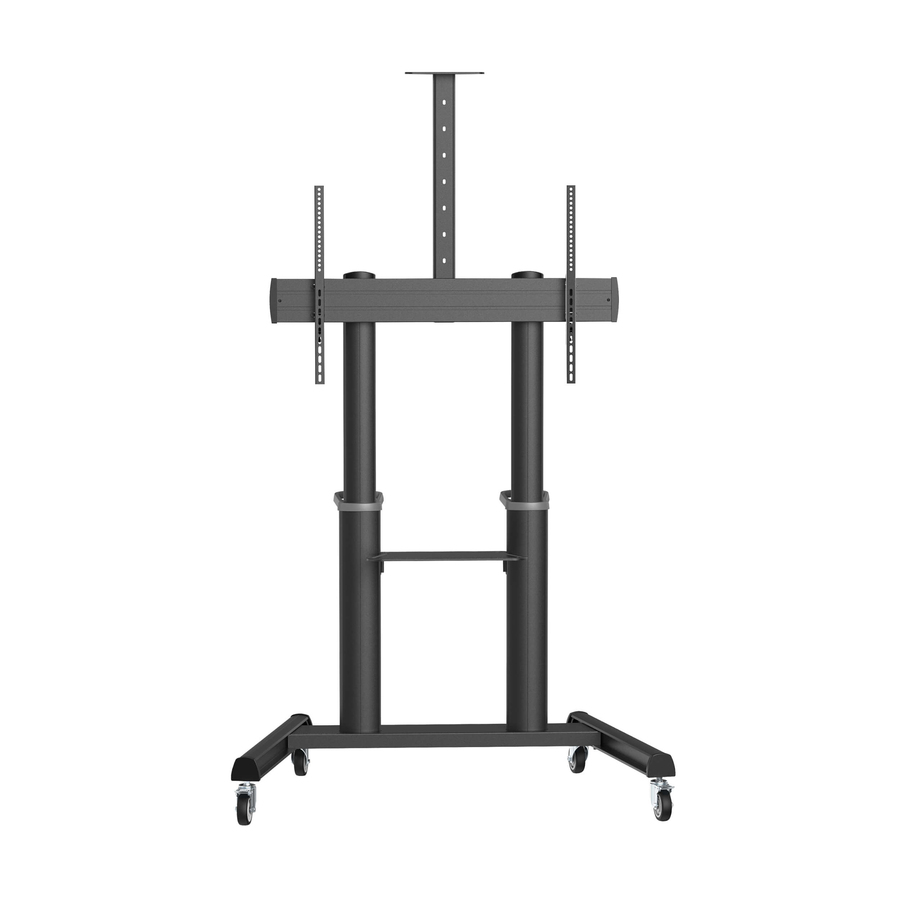 Eaton Tripp Lite Series Safe-IT Heavy-Duty Rolling Cart for 70" to 120" Displays, UL Certified, Antimicrobial Protection
