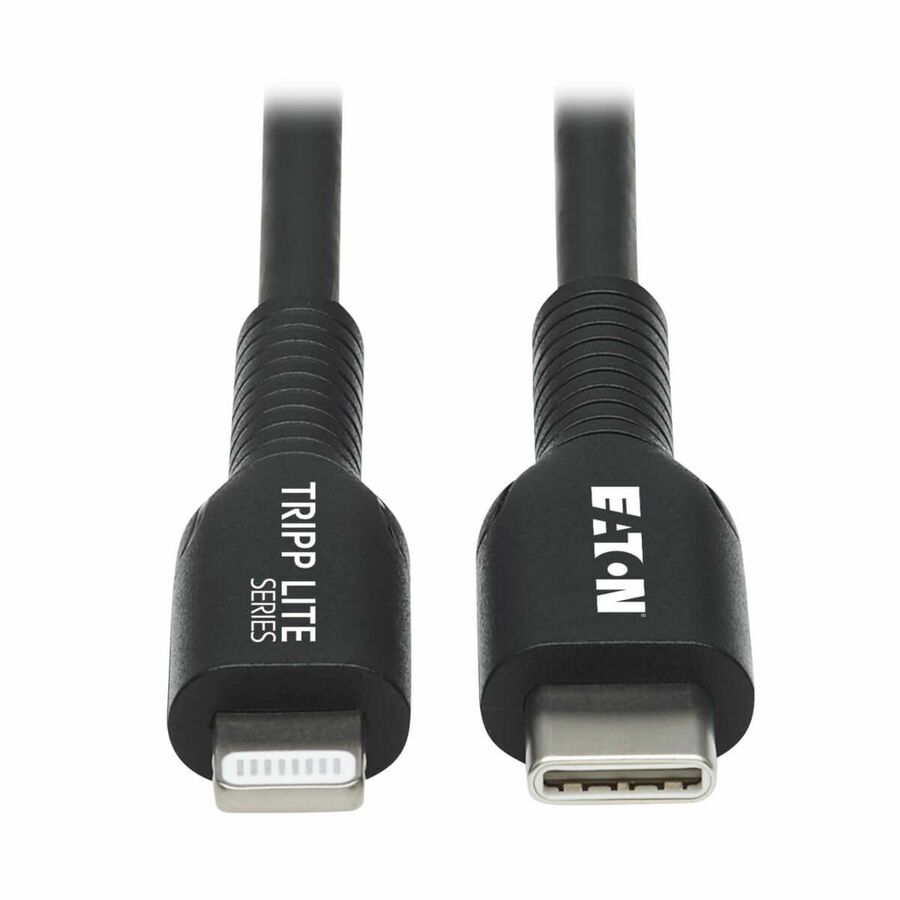 Eaton Tripp Lite Series USB-C to Lightning Sync/Charge Cable (M/M), MFi Certified, Black, 2 m (6.6 ft.)
