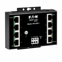 Eaton Tripp Lite Series 8-Port Unmanaged Fast Industrial Ethernet Switch - 10/100 Mbps, Ruggedized, -40° to 75°C, DIN/Wall Mount, TAA