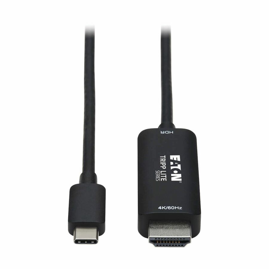 Eaton Tripp Lite Series USB-C to HDMI Active Adapter Cable (M/M), 4K 60 Hz, HDR, HDCP 2.2, DP 1.2 Alt Mode, Black, 6 ft. (1.8 m)