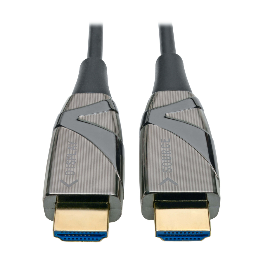 Eaton Tripp Lite Series 4K HDMI Fiber Active Optical Cable (AOC) - 4K 60 Hz, HDR, 4:4:4 (M/M), 15 m (49 ft.)