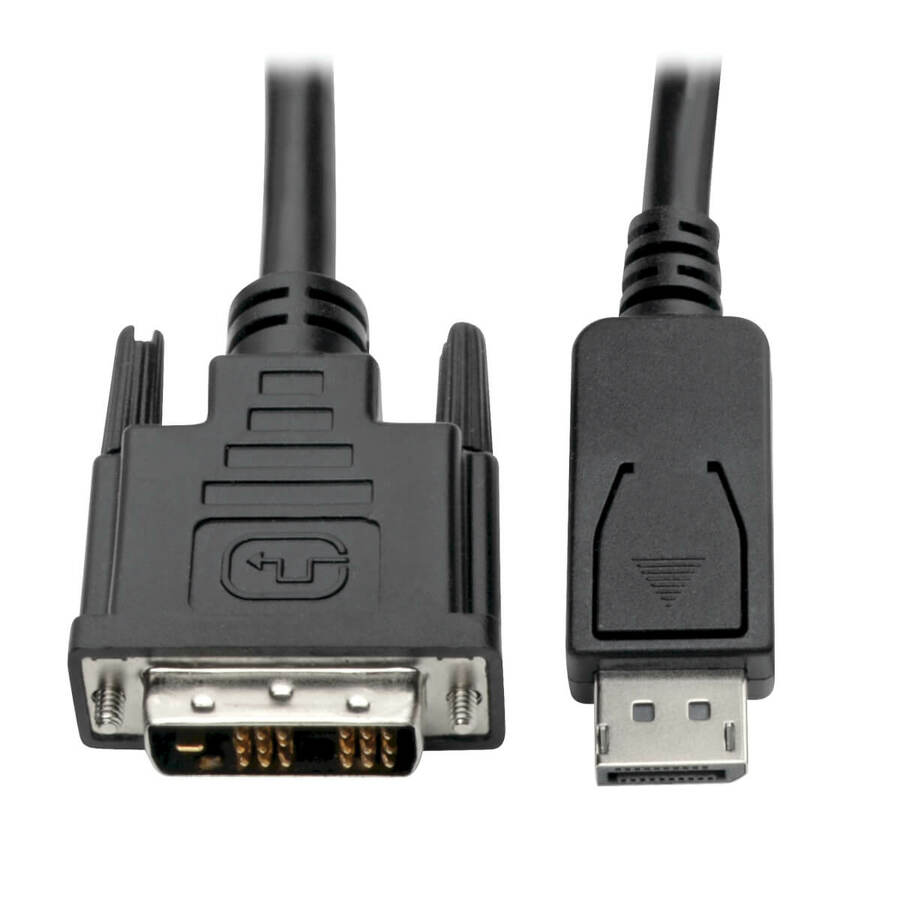 Tripp Lite by Eaton DisplayPort to DVI Adapter Cable (DP with Latches to DVI-D Single Link M/M) 15 ft. (4.6 m)