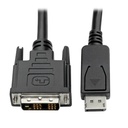 Tripp Lite by Eaton DisplayPort to DVI Adapter Cable (DP with Latches to DVI-D Single Link M/M) 15 ft. (4.6 m)