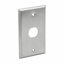 Eaton Tripp Lite Series 1-Port Single Gang Faceplate, Stainless Steel, Industrial Grade, IP44, TAA