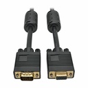 Eaton Tripp Lite Series VGA High-Resolution RGB Coaxial Cable (HD15 M/F)), 3 ft. (0.91 m)