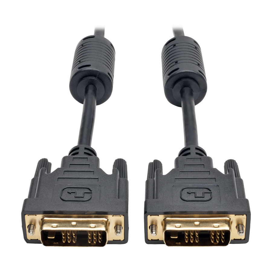 Eaton Tripp Lite Series DVI Single Link Cable, Digital TMDS Monitor Cable (DVI-D M/M), 20 ft. (6.09 m)